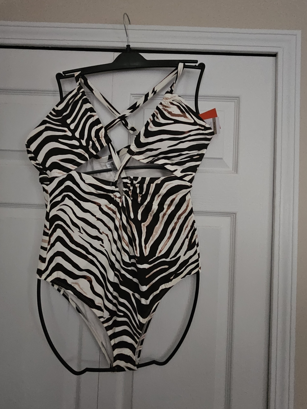 Sofia By Sofia Vergara Zebra 1 PC Swimsuit